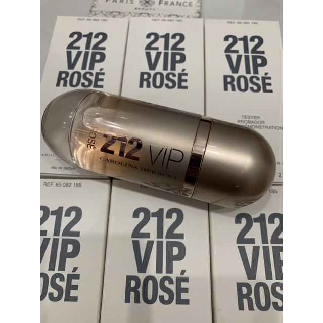 [HÀNG CHÍNH HÃNG] NƯỚC HOA NỮ TESTER 212 VIP ROSE EDP 80ML (HỘP TETSTER NHƯ HÌNH, TẶNG 1 VIALS) [HOÀN TIỀN GẤP 1000%]