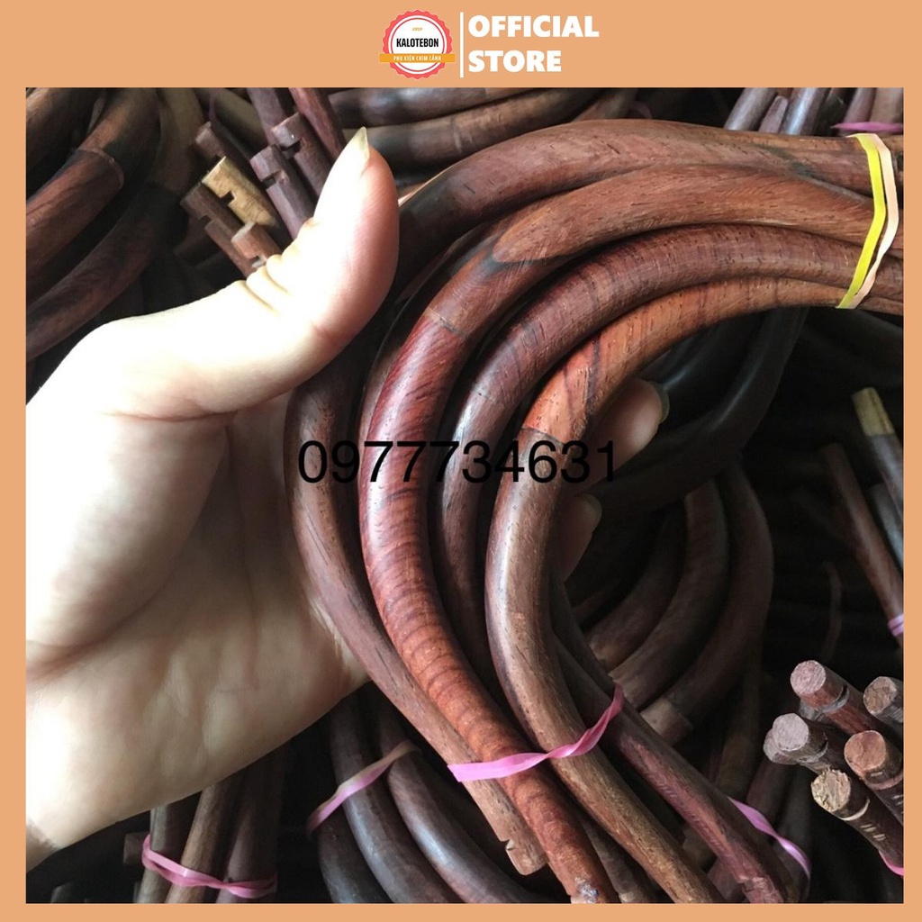 Cầu góc lồng chim chào mào gỗ cẩm đỏ cao cấp siêu đẹp chắc chắn Phụ kiện Kalotebon