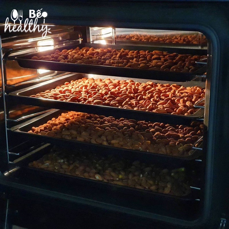 Hạt hạnh nhân tách vỏ sấy chín - Bếp healthy Hà Nội