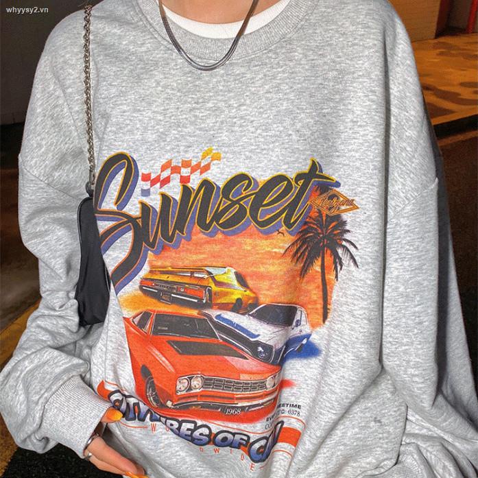 Áo Sweater Cổ Tròn Phong Cách Hip Hop Âu Mỹ Thời Trang Xuân Thu Cho Nữ | BigBuy360 - bigbuy360.vn