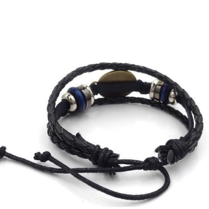 VÒNG TAY DA LOGO HOGWARTS thời trang