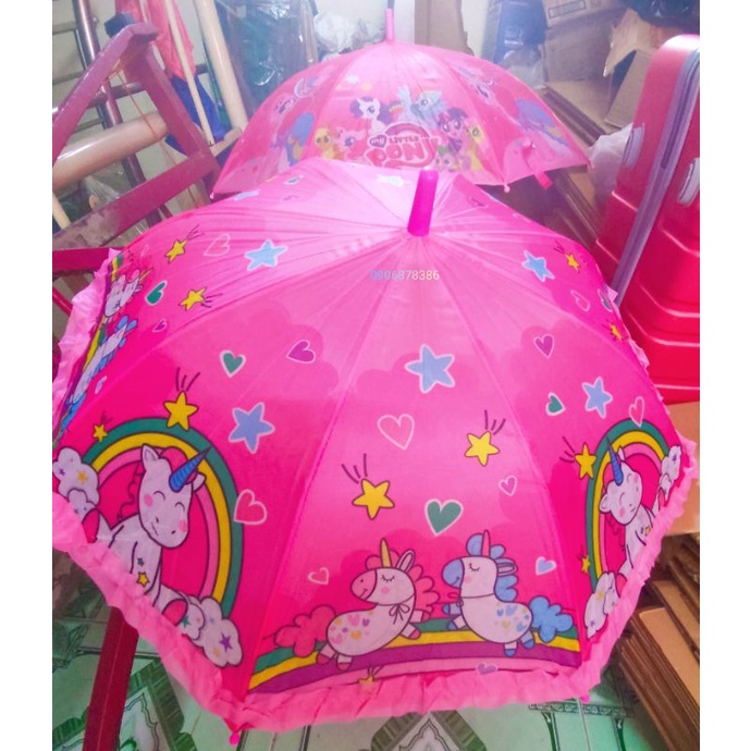 Ô dù cho bé gái hình ngựa Pony