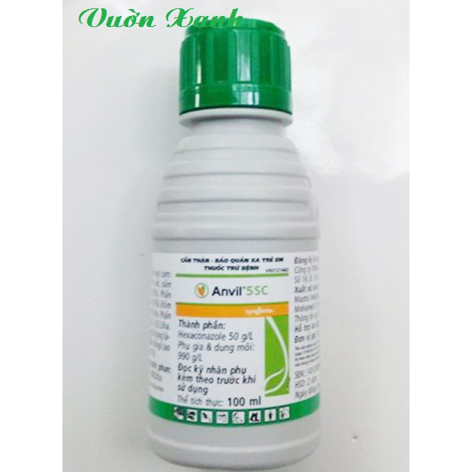 ( SIÊU RẺ ) Anvil 100ml - đặc trị phấn trắng, vàng lá, ri sat trên hoa, cây cảnh
