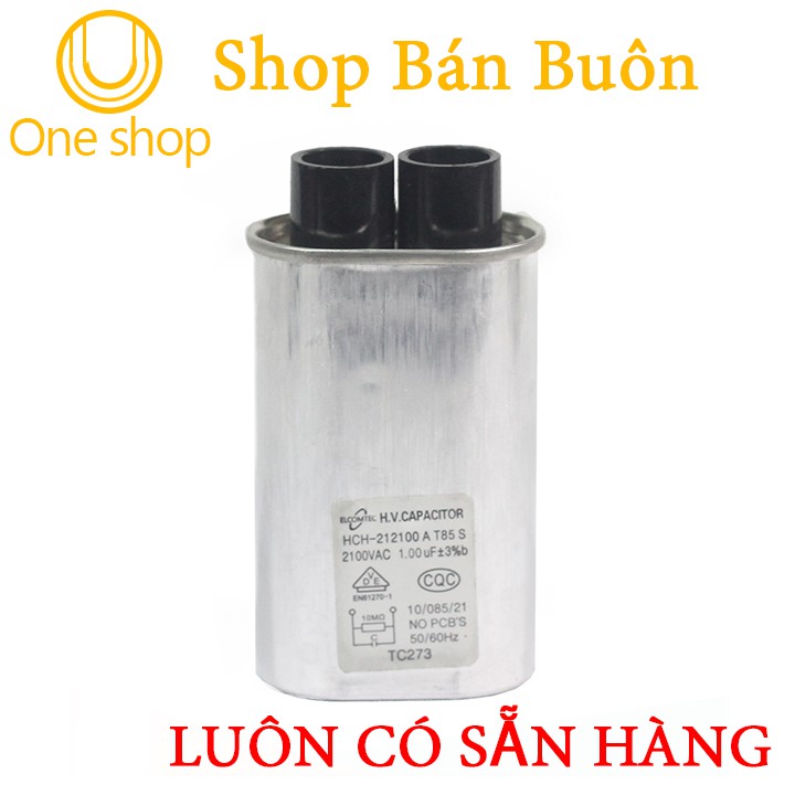 Tụ Lò Vi sóng HCH-212100 T85 1.00uF 2100VAC