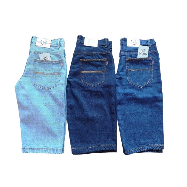 Quần Short Jean Nam BASIC MAN xanh Nước Biển