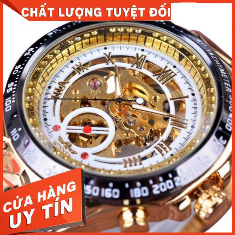 HÀNG CAO CẤP -  Đồng Hồ Cơ Nam Forsining F7893 Dây Thép Không Gỉ Cực Sang Trọng  - Hàng Cao Cấp