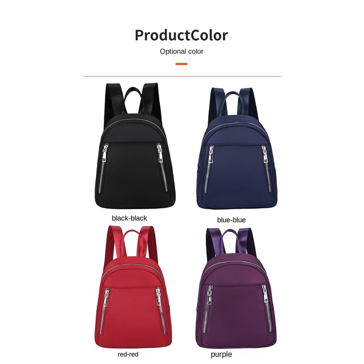 Ba Lô Mini Vải Oxford Siêu Nhẹ Chống Trộm Phong Cách Hàn Quốc Thời Trang Cho Nữ