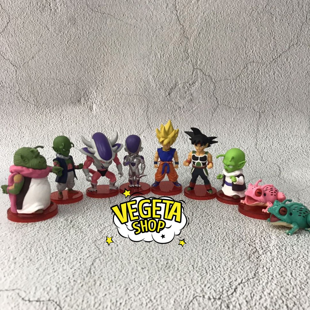 Mô hình Dragon Ball - WCF DWC Z Vol.4 - Set 8 mẫu Nail Guru Dende Ginyu Frog Frieza Goku Bardock Fide Ếch - Full box