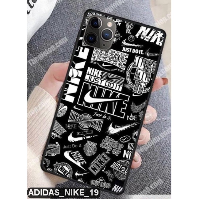 Ốp lưng cường lực kính  điện thoại iPhone 6/6Plus/6S/6SPlus/7/7Plus/8/8Plus/X/XR/XS/11/12/Pro/Promax ADIDAS_NIKE | BigBuy360 - bigbuy360.vn