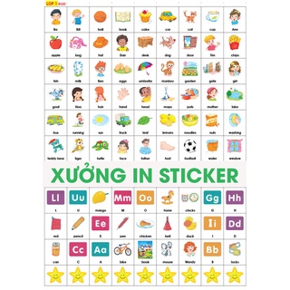 Sticker từ vựng tiếng anh 1 bgd- hoàng văn vân