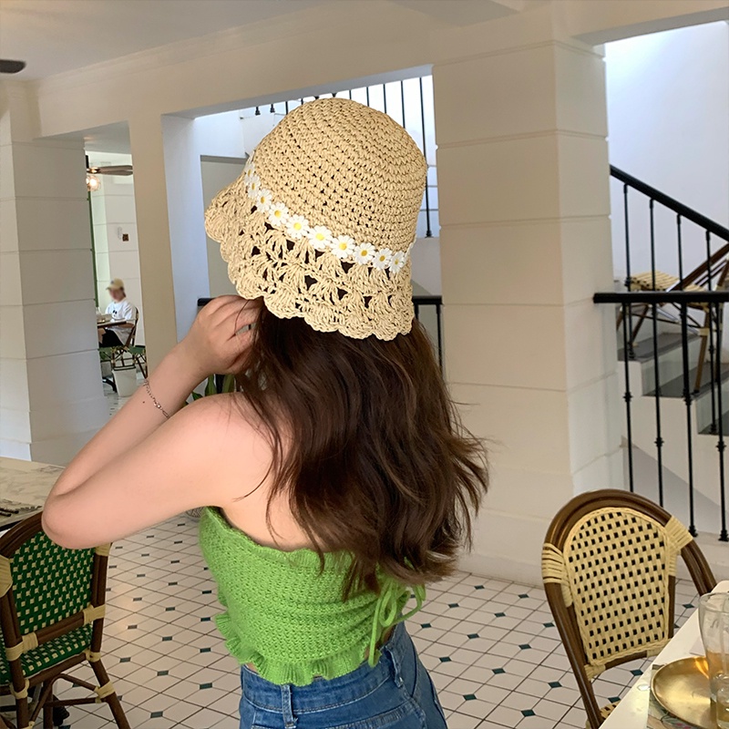 Nón Cói Rộng Vành Thoáng Khí Che Nắng Dễ Thương Cho Nữ