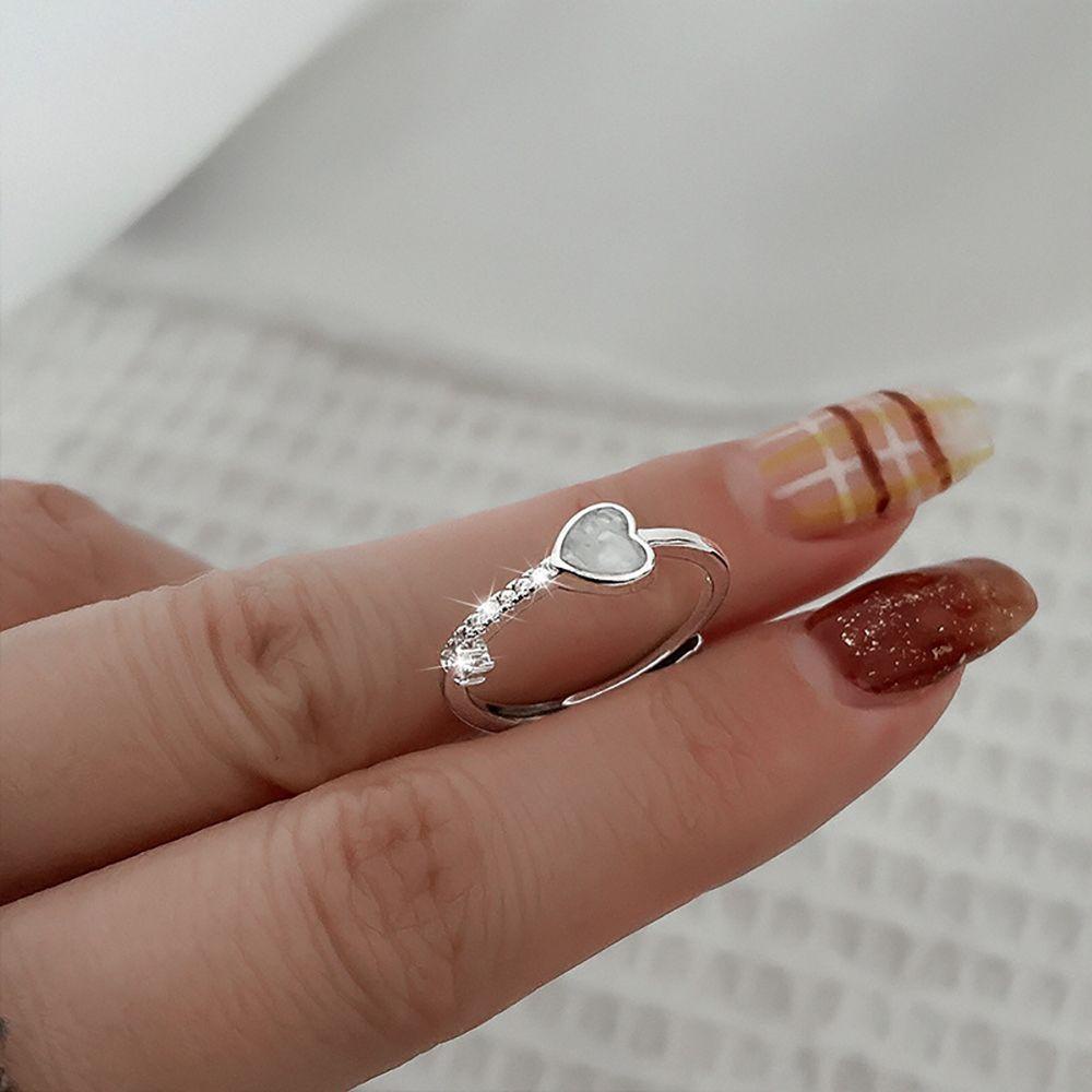 Nhẫn Đồng Hình Trái Tim Dễ Thương Cho Nữ
