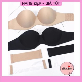 Áo lót nữ, áo ngực nữ su đúc ngang không dây quai trong
