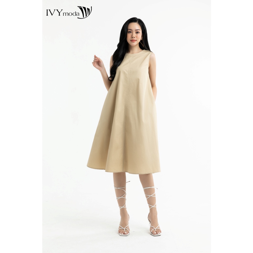 Đầm suông dáng xòe rộng IVY moda MS 40B9355