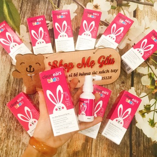 Xịt tan ráy tai Clean Ears Kids 30ml của Úc