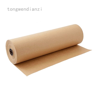 Cuộn giấy kraft màu nâu trang trí thủ công 30m