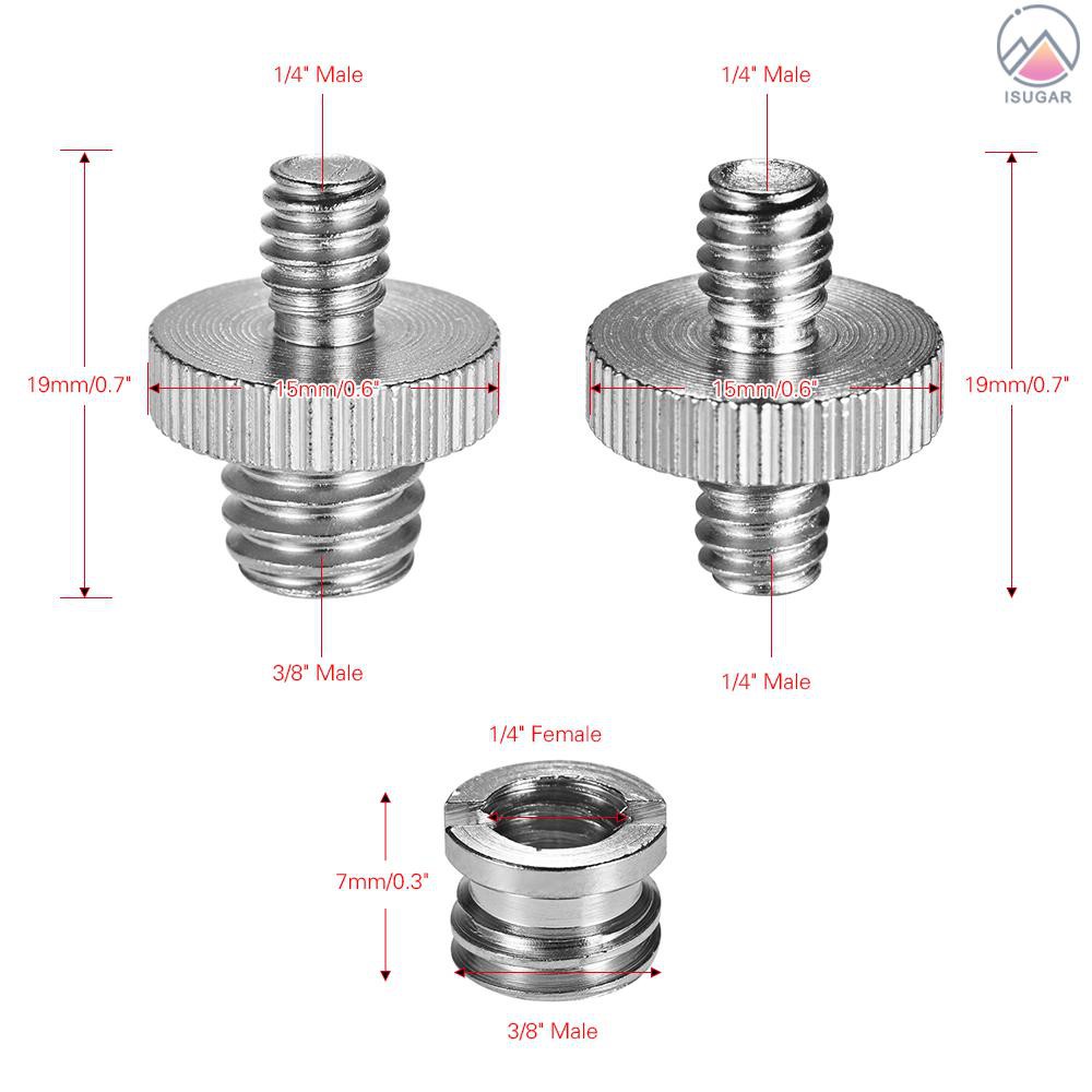 Bộ Ốc Vít 1/4 -20 Và 3/8-16  Chuyên Dụng Cho Máy Ảnh