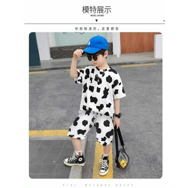 Bộ thun lạnh bò sữa trẻ em từ 8kg đến 33kg có đủ size.chất thun co giãn mạnh,thấm hút mồ hôi tốt,không gây kích ứng da. | BigBuy360 - bigbuy360.vn