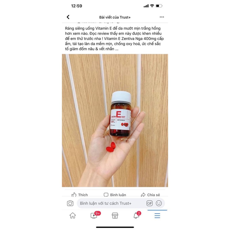 Viên Uống Vitamin E Đỏ Của Nga