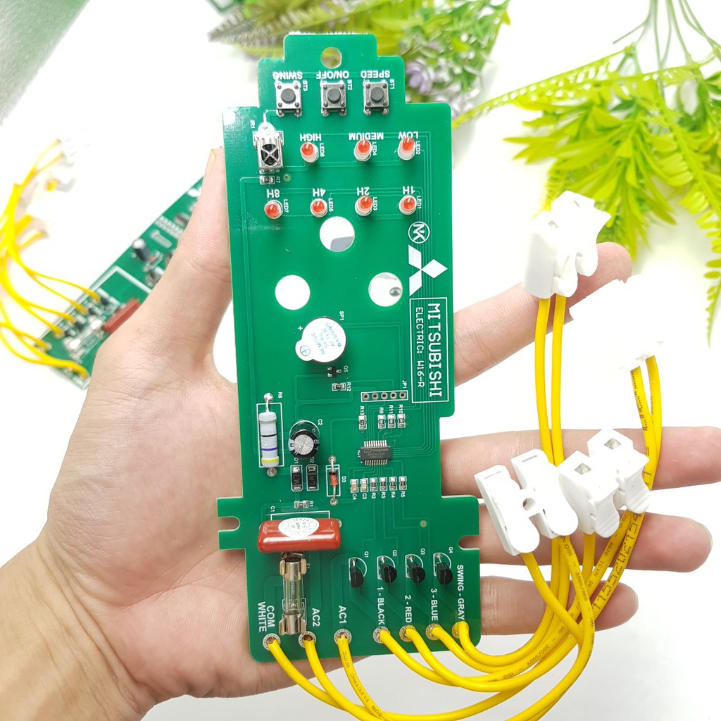 Mạch Quạt Treo Tường Mitsubishi W16 Hàn Sẵn Dây❤️W16RT Bo Quạt Từ Xa Mitsu❤️Mạch Quạt Điều Khiển Từ Xa-Shoplinhkienm2m