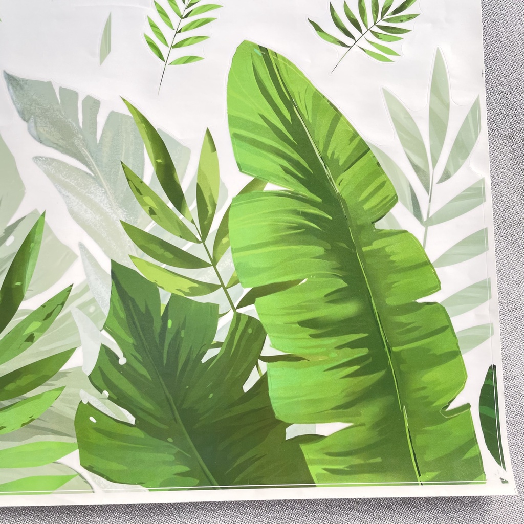 Decal dán tường hàn quốc trang trí phòng ngủ TUNG DECOR XL8361 Vườn Nhiệt Đới 1