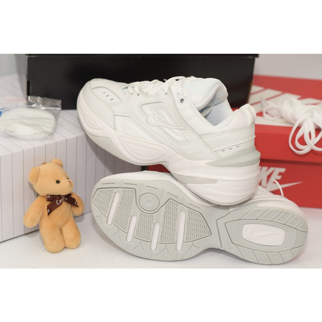 Giày Sneaker Nam Nữ M2k Tekno Full Trắng