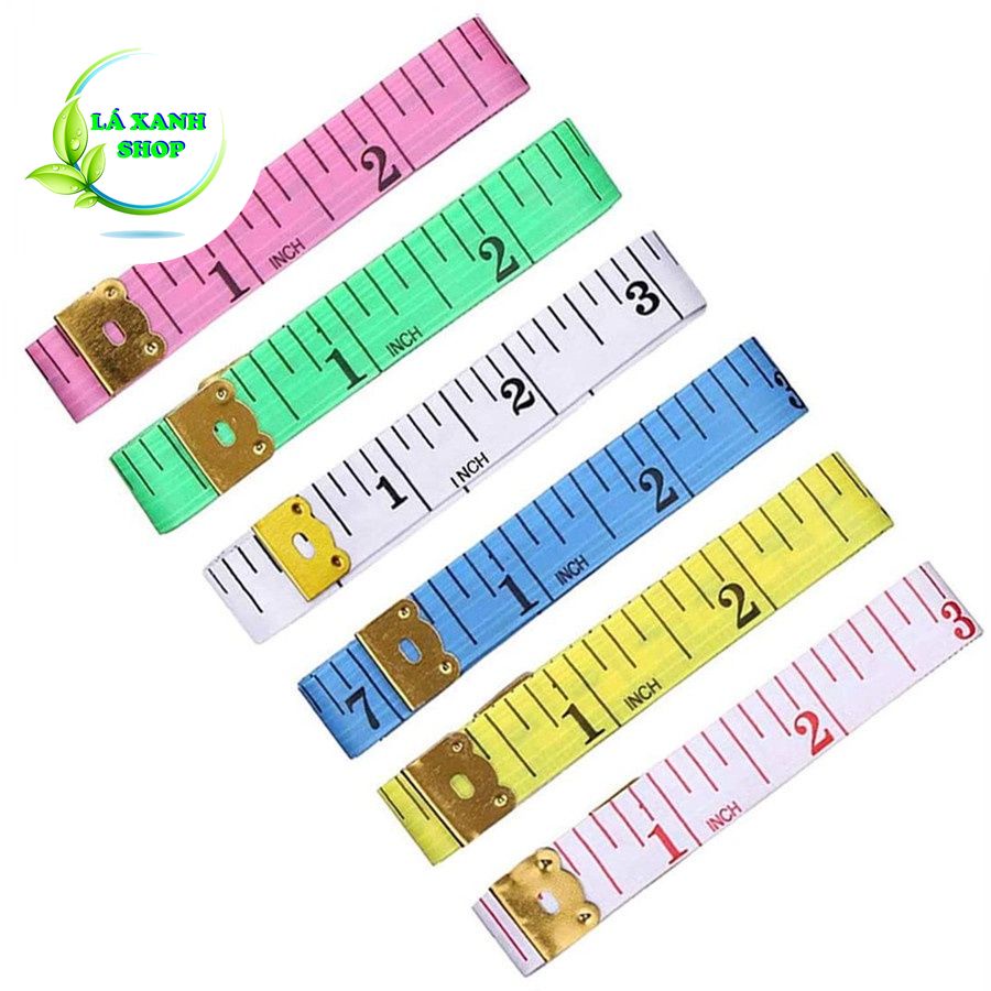 Thước Dây Mềm Đầu Thép H4 Đo Quần Áo May Đồ - Đo Eo 3 Vòng Kiểm Tra Sức Khỏe 1.5 Mét