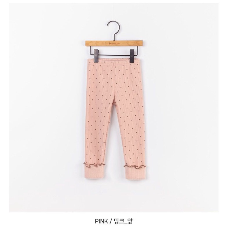 Quần legging nỉ bông bé gái