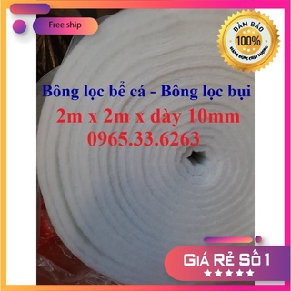 4 mét vuông bông lọc bể cá, bông lọc bụi, lọc khí dày 10mm.
