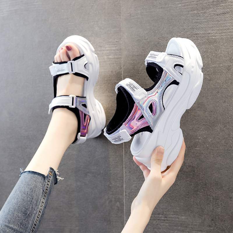 Giày Sandal Đế Dày Phong Cách Mới Mùa Hè Dễ Phối Đồ