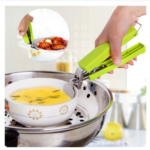 Dung Cụ Gắp Nóng đa Năng Nhà Bếp - Kẹp Inox Gắp đồ Nóng Cách Nhiệt
