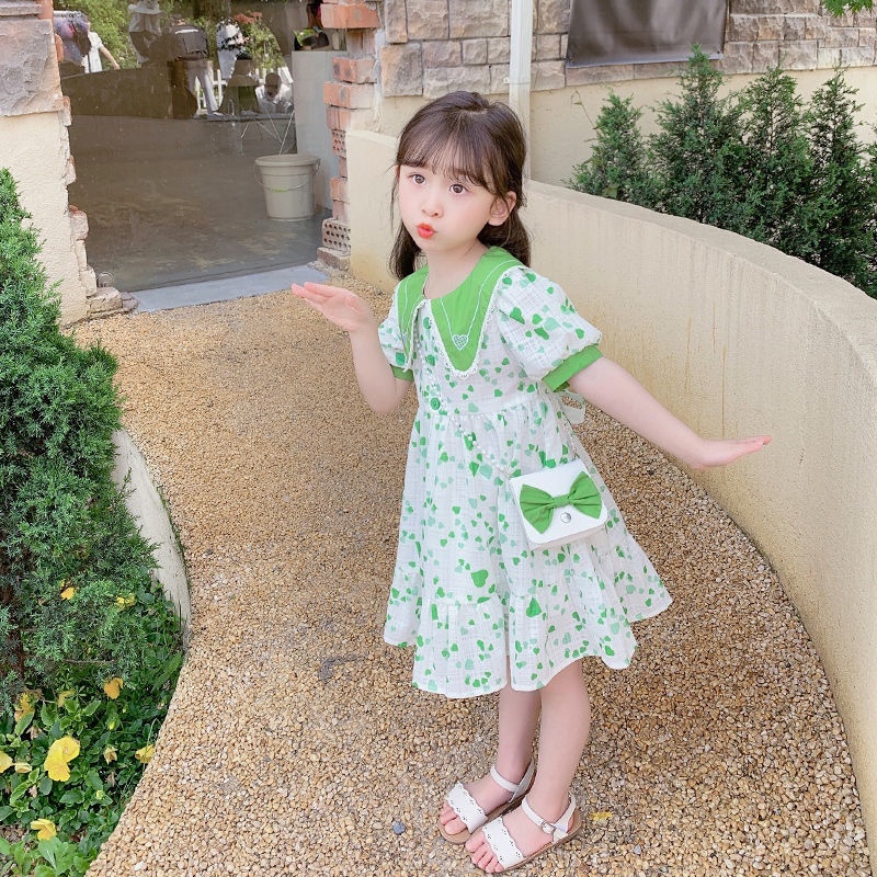 Đầm Công Chúa Dáng Suông Dễ Thương Thời Trang Cho Bé Gái