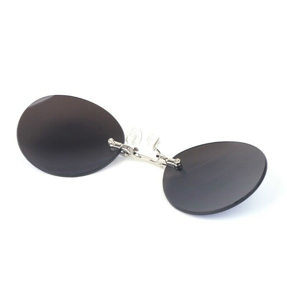 Kính Mát Không Gọng Kẹp Mũi Tròn 4 Màu Lựa Chọn