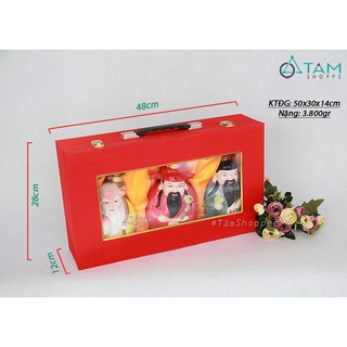 [CAO CẤP] BỘ 3 ÔNG PHÚC LỘC THỌ GỐM CAO CẤP
