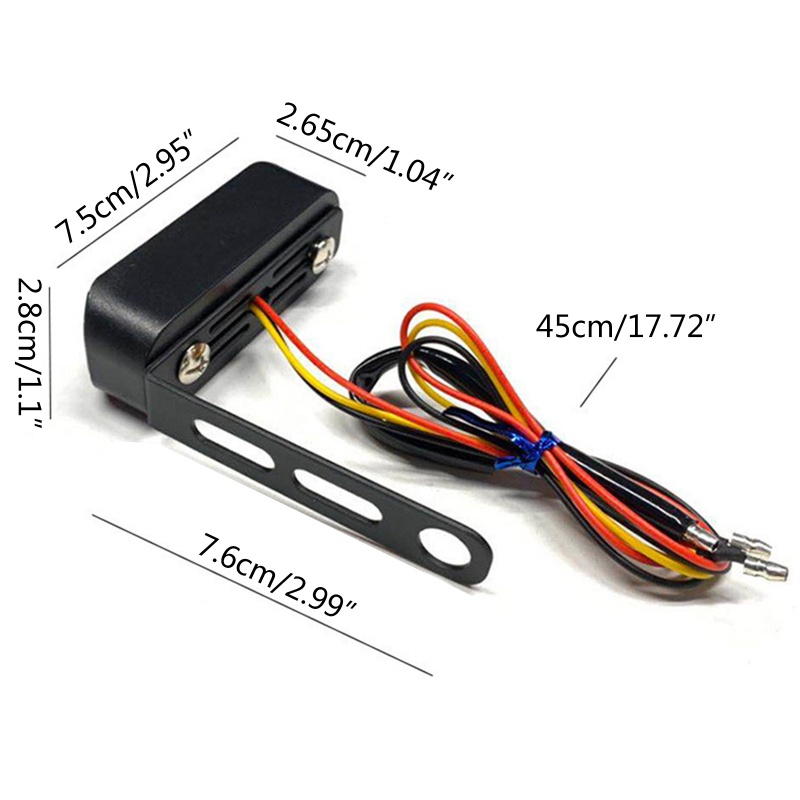 1 Cặp Đèn LED Tín Hiệu Xi Nhan 12V Màu Hổ Phách Thông Dụng Cho Xe Máy / Xe Đạp