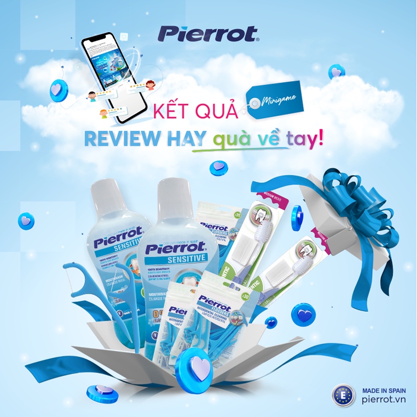 Chỉ Kẽ Răng PIERROT Giảm Hôi Miệng Loại Bỏ Thức Ăn Thừa Ở Kẽ Răng, Ngừa Bệnh Nha Chu, Tăm Chỉ Nha Khoa Flossers 30 Chiếc