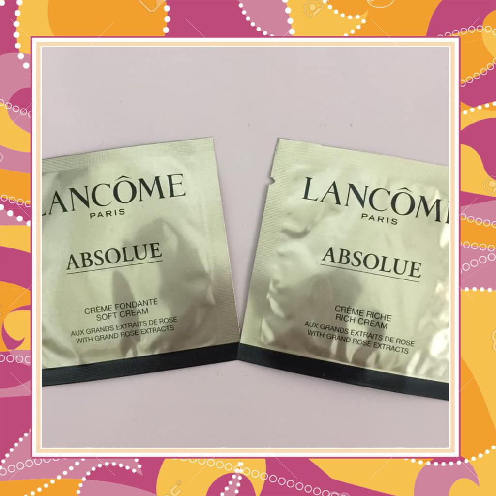 [REAL] Kem dưỡng tái tạo làn da Lancome ABSOLUE SOFT CREAM| RICH CREAM WITH GRAND ROSE EXTRACT