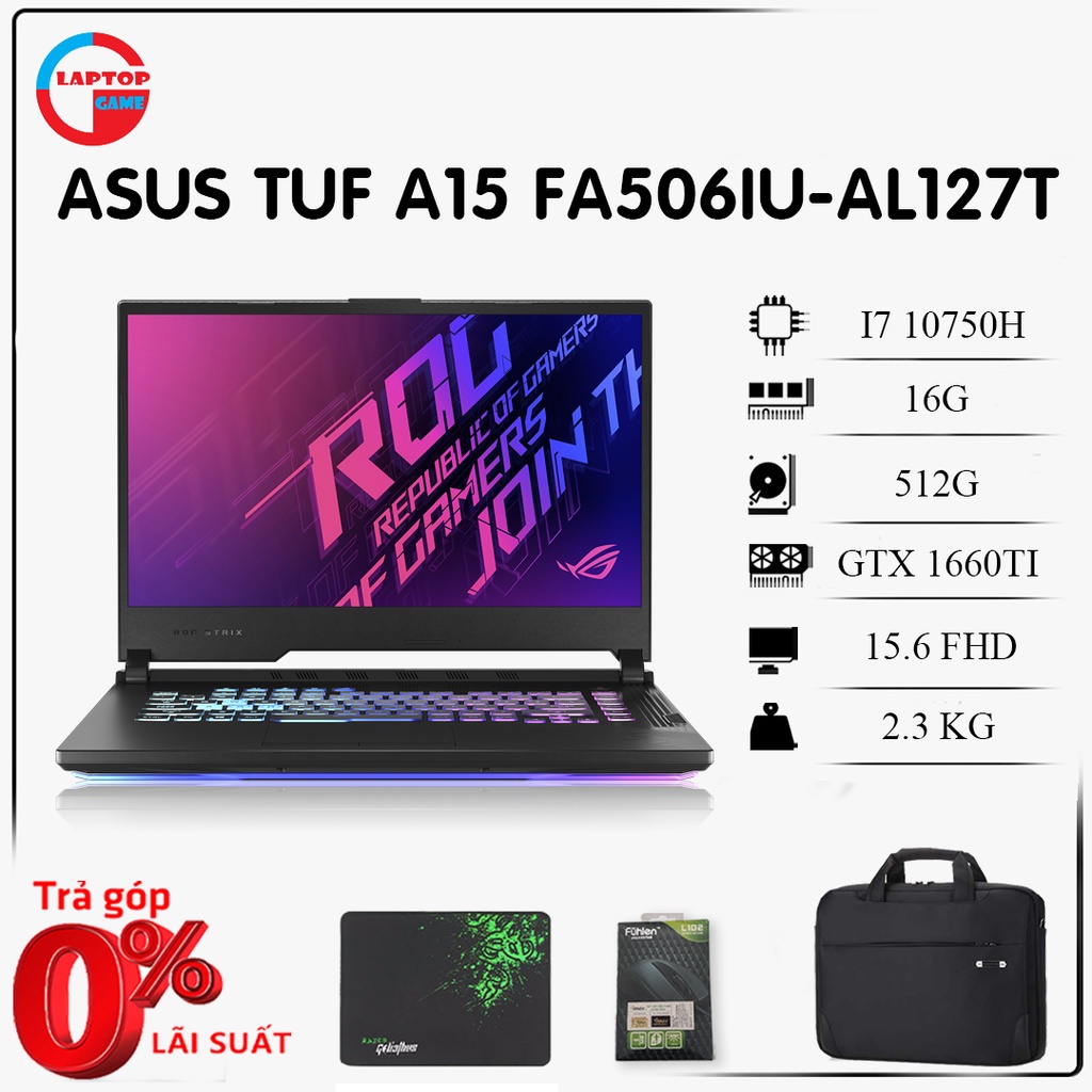 LAPTOP GAMING CỰC KHỦNG ASUS ROG STRIX G15 GL542LU