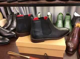Giày Chelsea Boot Đế Phíp Da Bò
