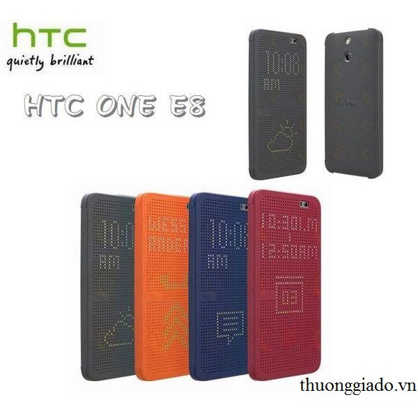 Bao Da HTC Dot View cho HTC One E8/ HTC HC M110 Chính Hãng