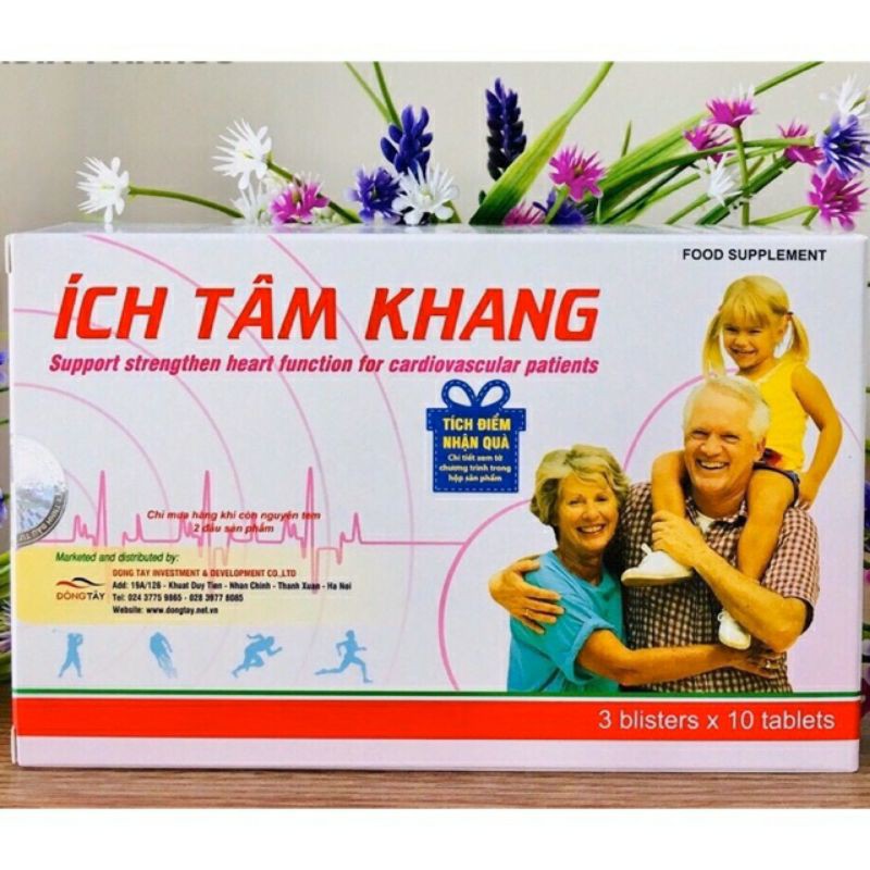 ✅ ÍCH TÂM KHANG Hổ Trợ Tăng Cường Cho Người Tim Mạch