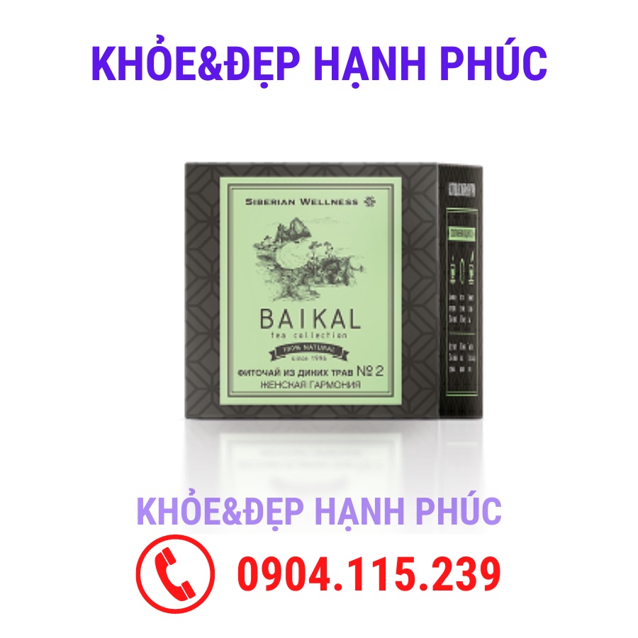 Thực phẩm bảo vệ sức khỏe Trà thảo mộc Baikal tea collection. Herbal tea №2 – 30 túi/hộp