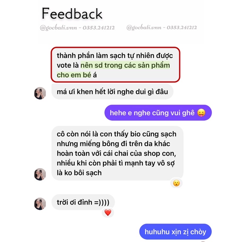 NƯỚC TẨY TRANG MICELLAR WATER GBT