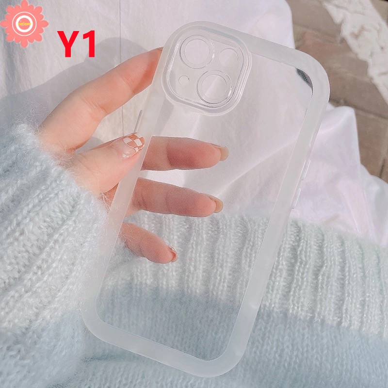 Ốp Điện Thoại Có Túi Khí Chống Sốc Màu Trơn Cho IPhone 11 12 13 11 Pro Max XR X XS Max