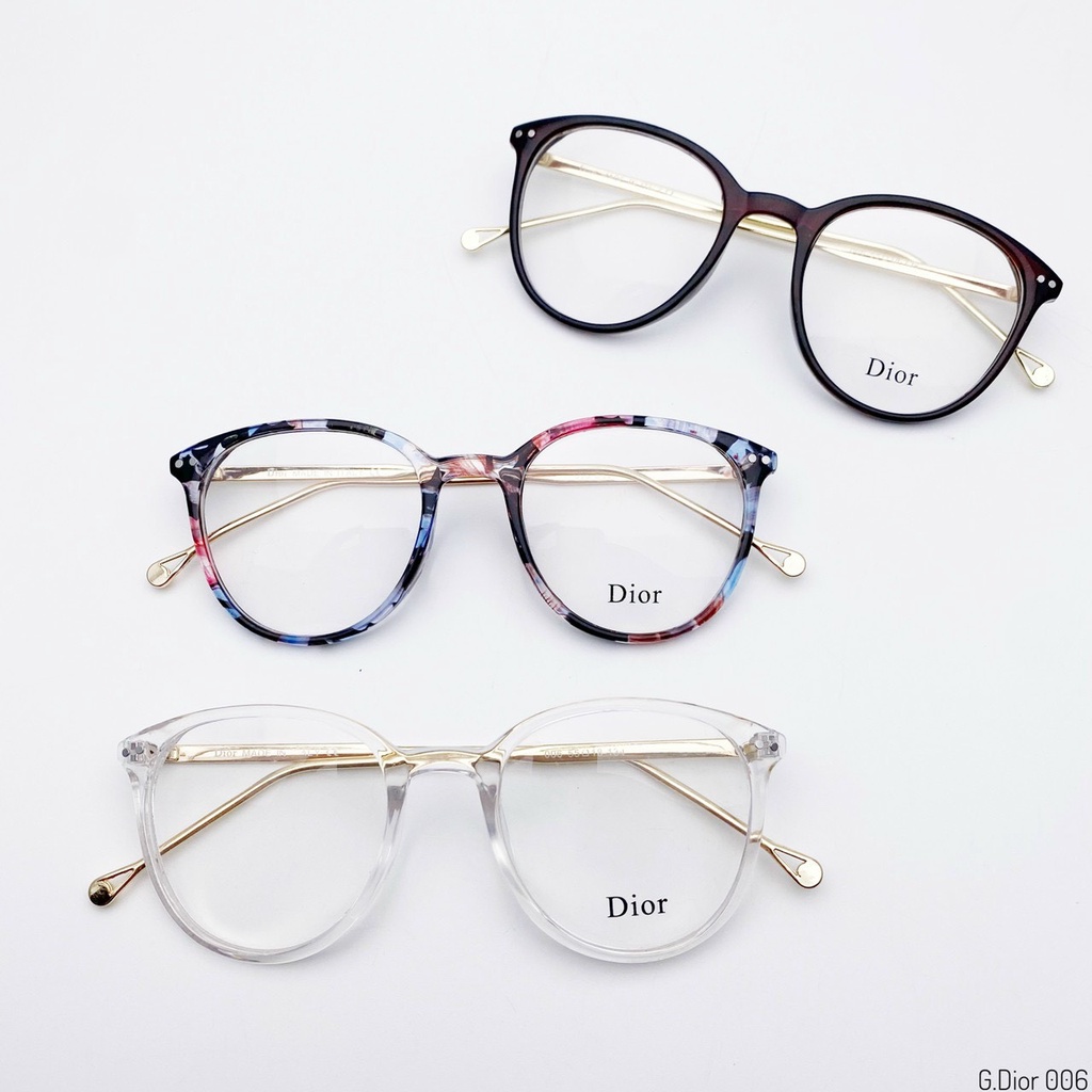 Kính mắt thời trang siêu đẳng cấp meo eyewear Dior tròn GC006