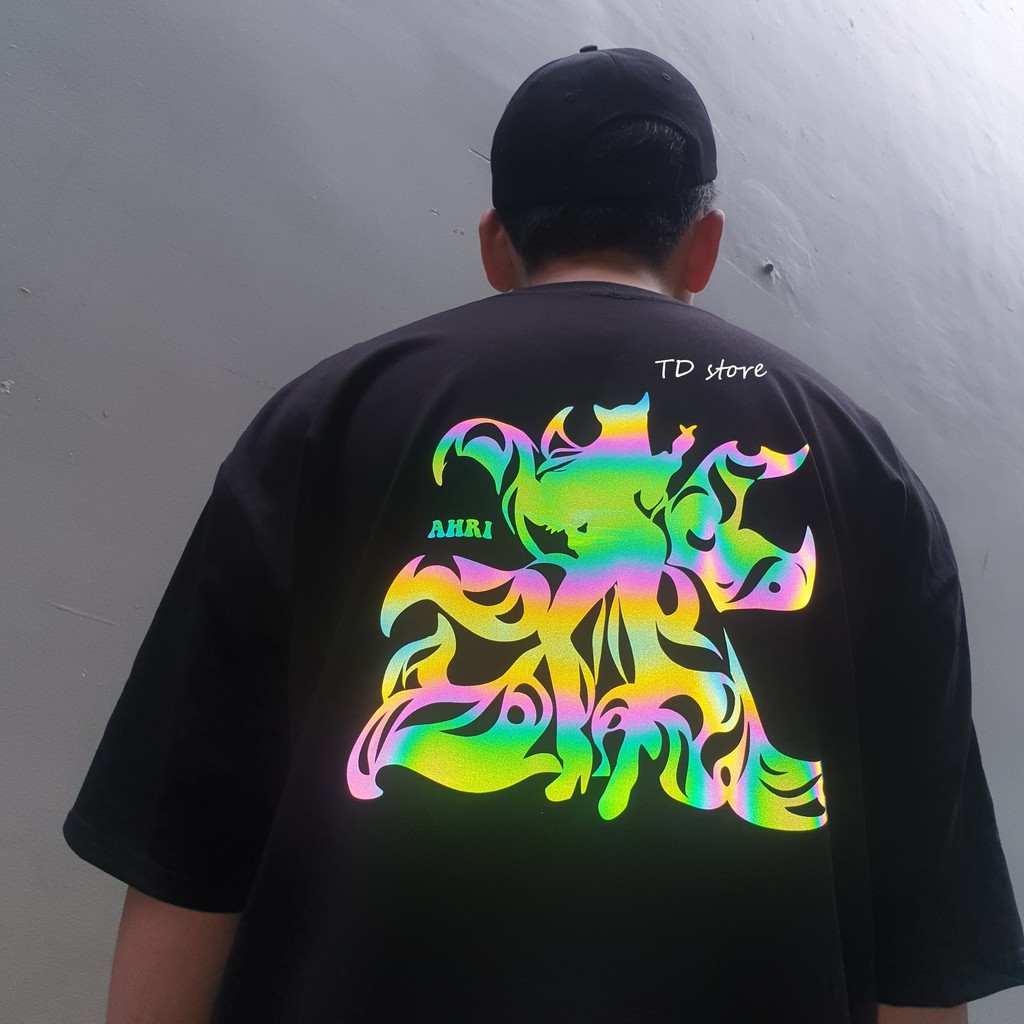 Áo thun phản quang LMHT Hình Ahri