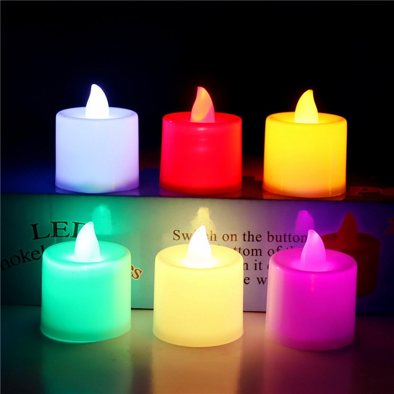 Đèn Led Hình Nến Không Lửa Chạy Bằng Pin Dùng Trang Trí Tiệc Cưới / Giáng Sinh / Halloween