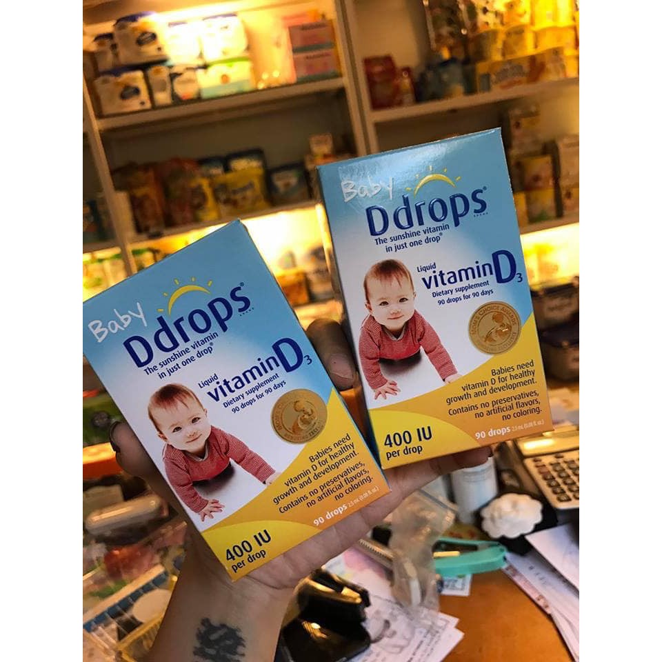Vitamin D3 Drop - DDrops Của Mỹ