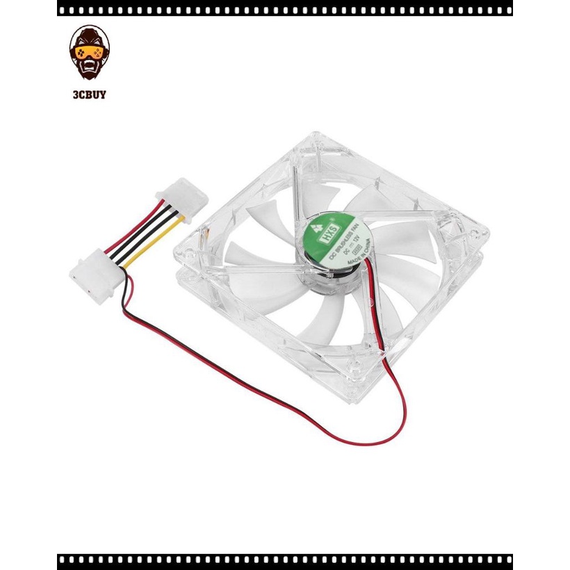 Quạt tản nhiệt 4 đèn LED 120mm 12V cho PC | BigBuy360 - bigbuy360.vn