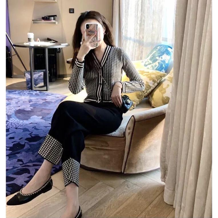 [ 𝐅𝐑𝐄𝐄 𝐒𝐇𝐈𝐏 ] SÉT HỌA TIẾT HẠC CÁNH CHIMM QUẦN ỐNG RỘNG SIÊU ĐẸP